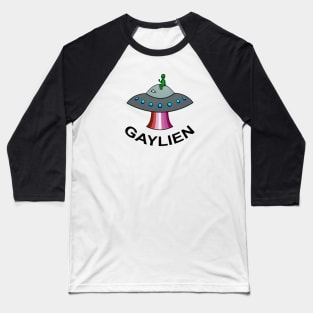 Lesbian Gaylien Pride Alien Baseball T-Shirt